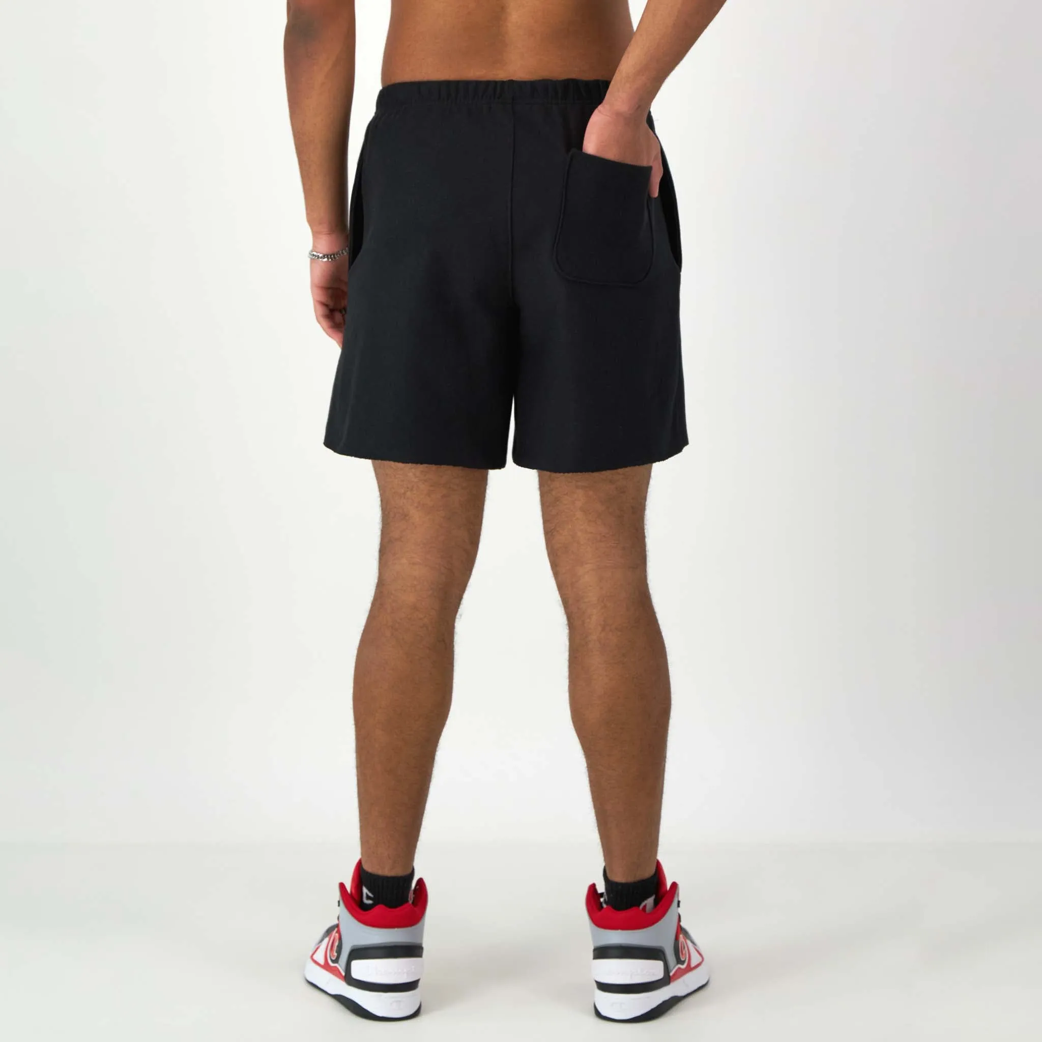Champion 7" Reverse Weave Cut-Off Shorts, C Logo
