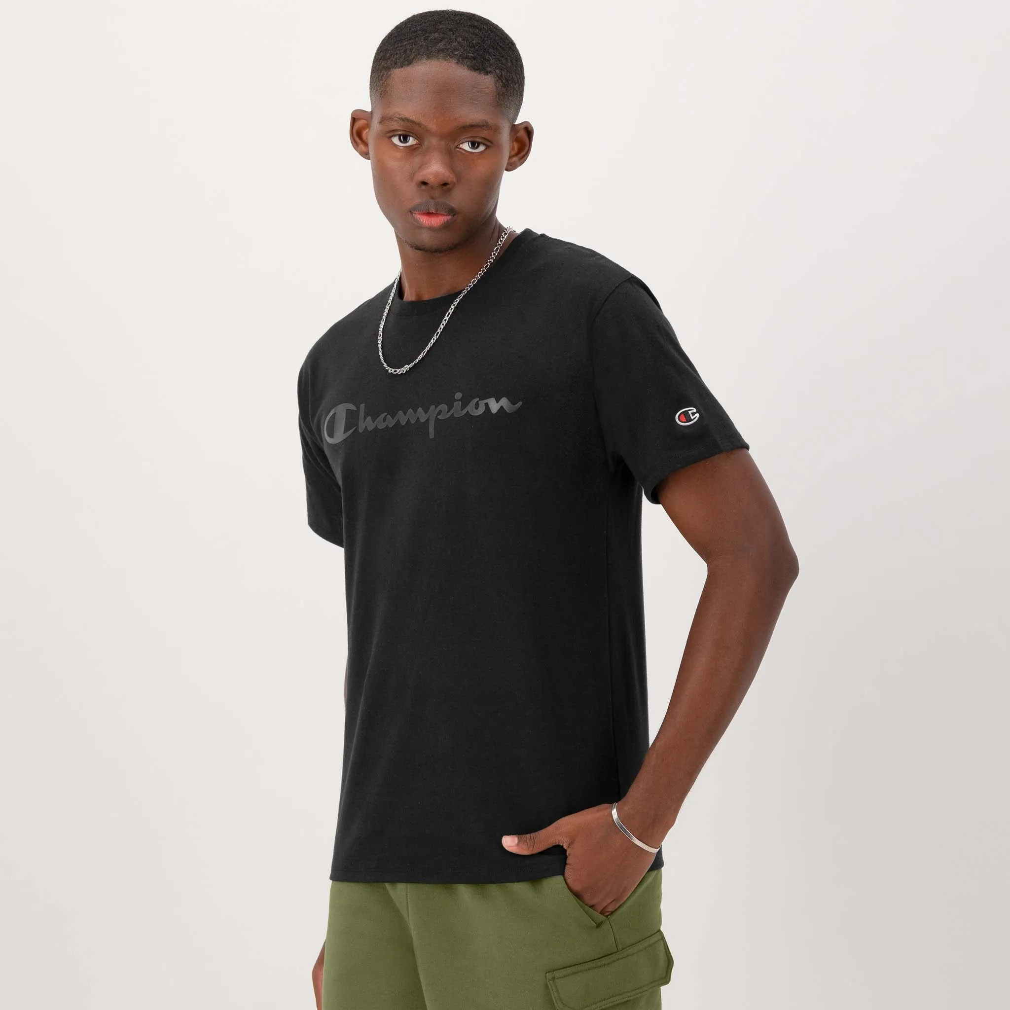 Champion Classic Graphic T-Shirt, Tonal Script Logo
