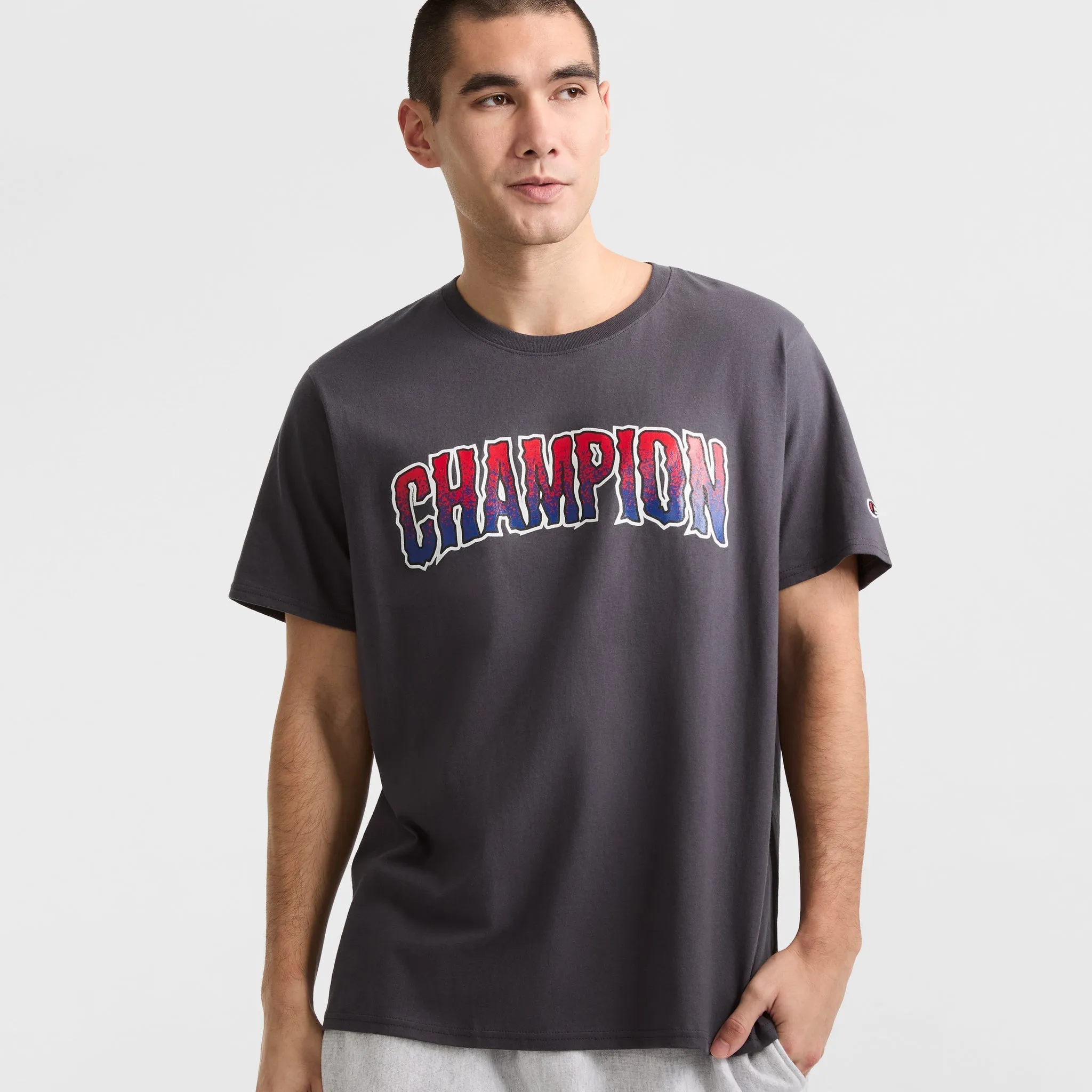 Champion Classic Graphic T-Shirt, Wavy Fade