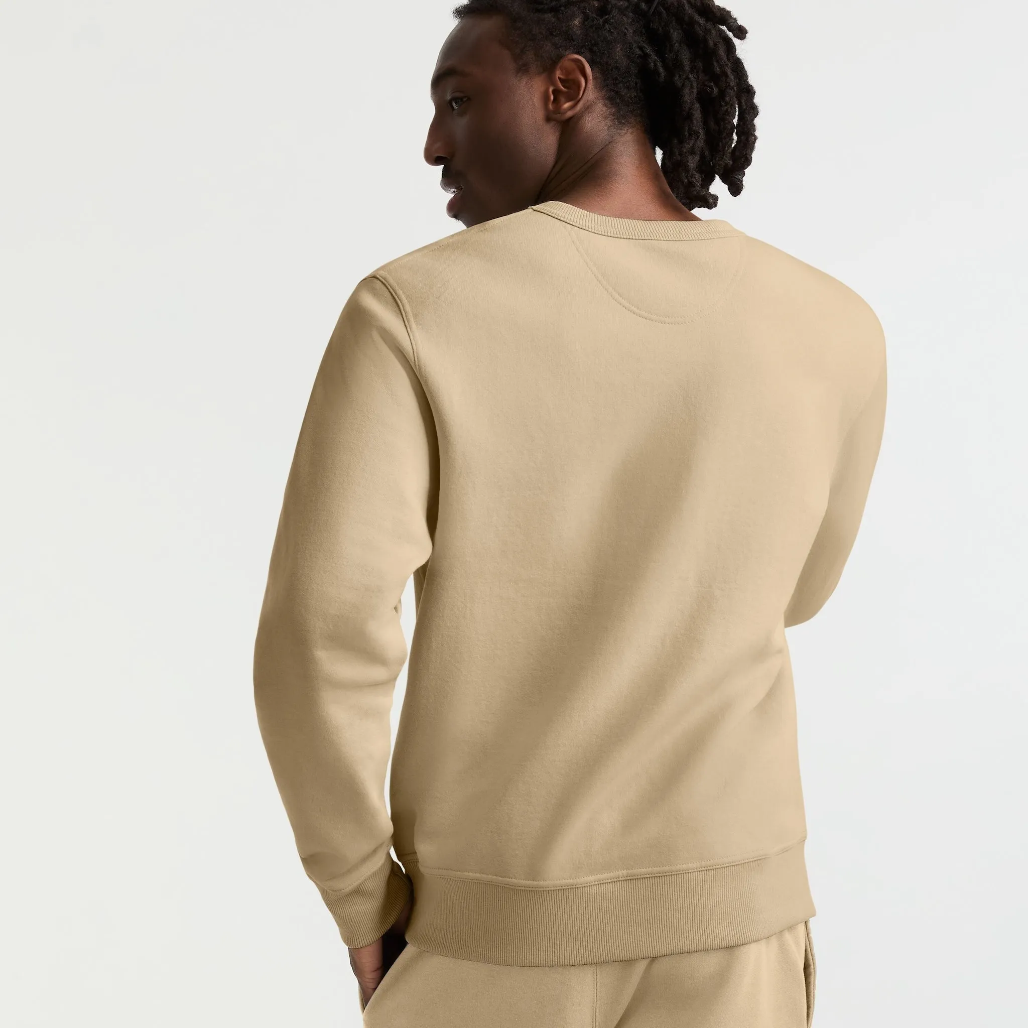 Champion Powerblend Crewneck Sweatshirt, Tonal Script Logo