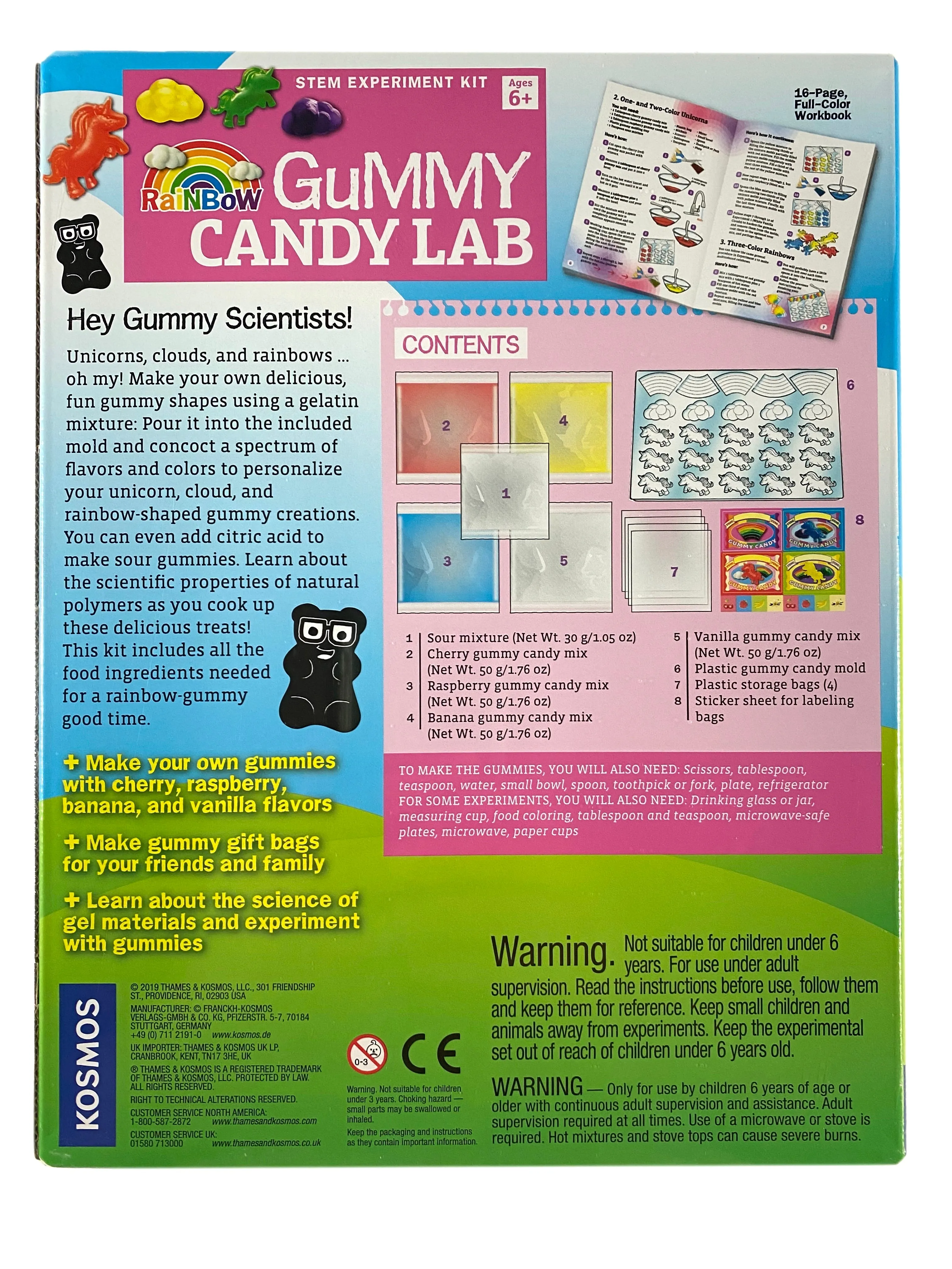 Rainbow Gummy Candy Lab