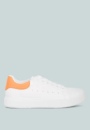 Reformation enora comfortable lace up sneakers