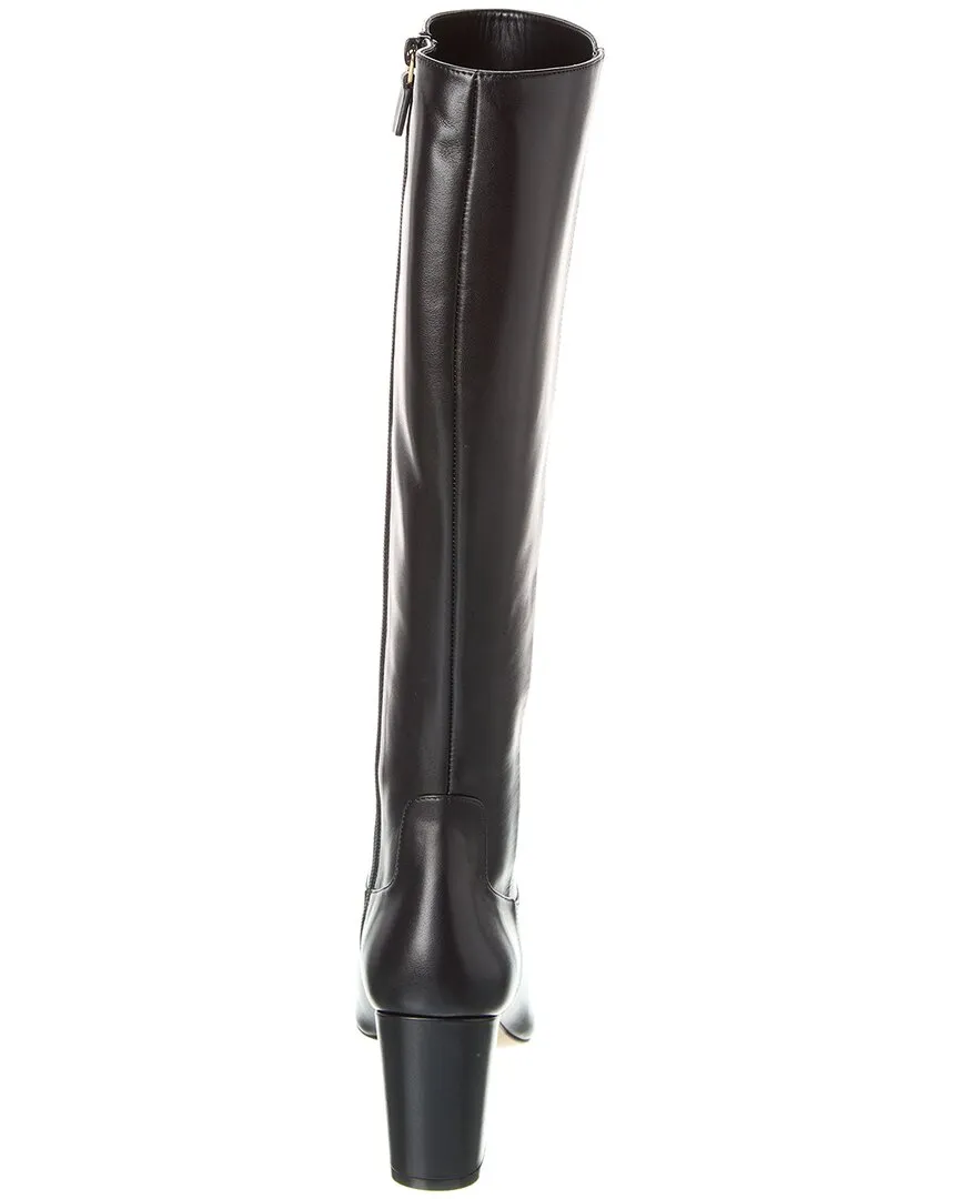 Reformation Stuart Weitzman Renegade Zip 75 Leather Knee-High Boot