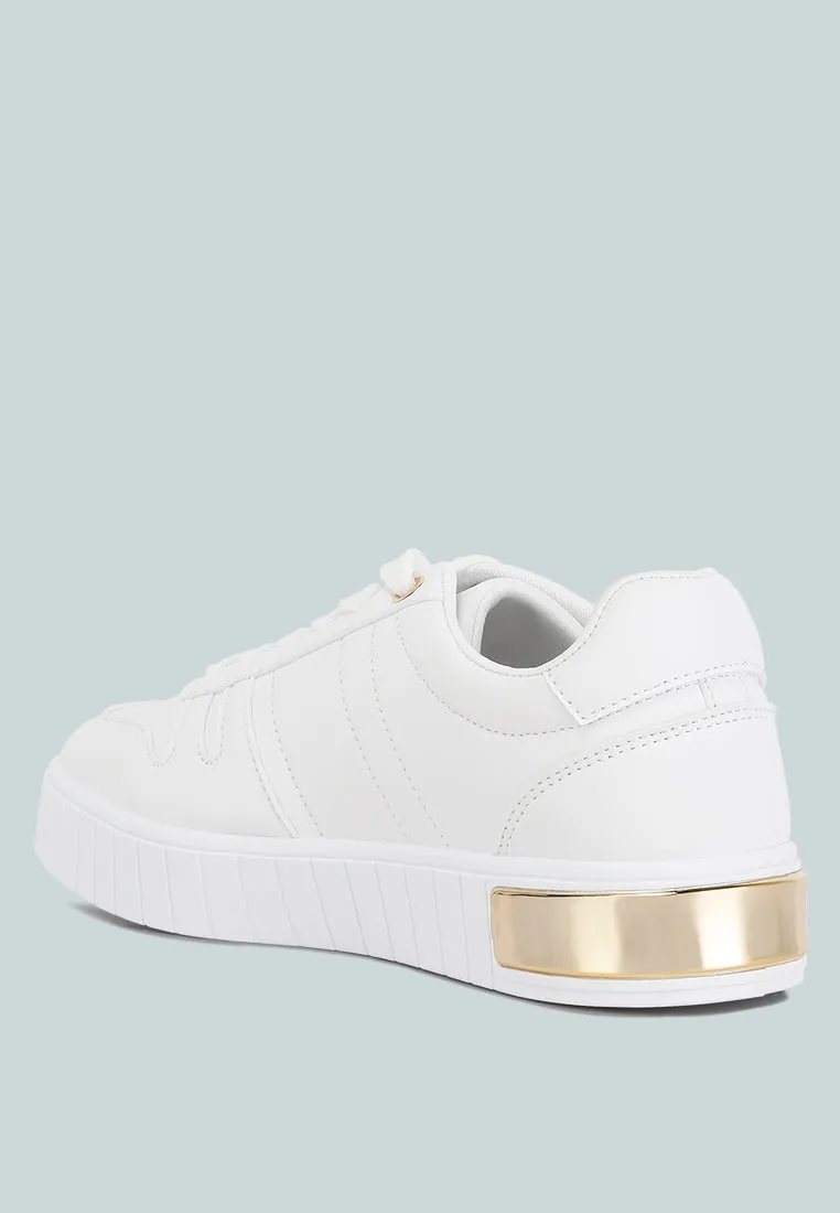 Reformation welsh panelling detail sneakers