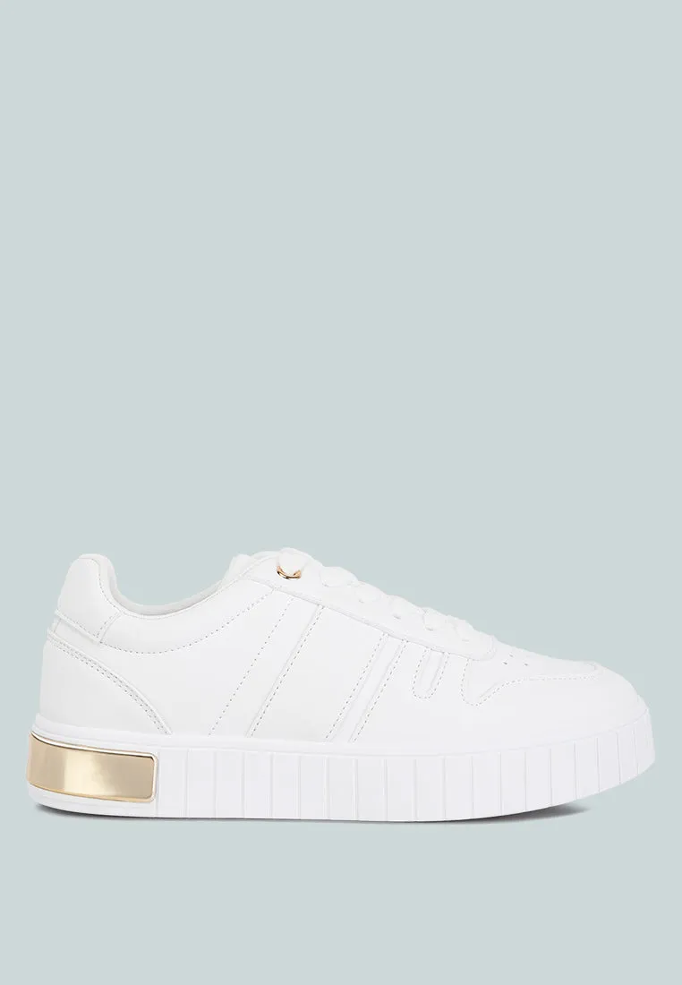 Reformation welsh panelling detail sneakers