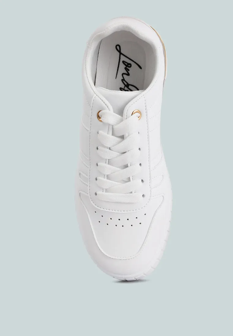 Reformation welsh panelling detail sneakers
