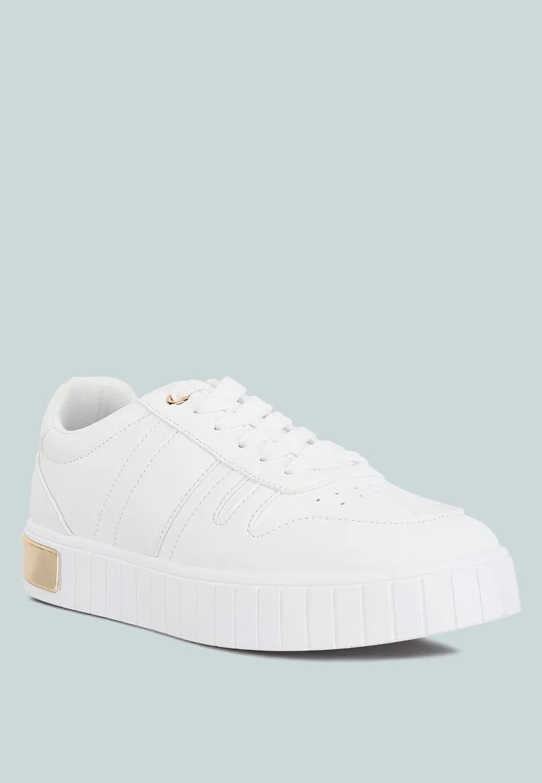 Reformation welsh panelling detail sneakers