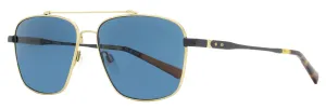 Shinola Men's Flexon Navigator Sunglasses SH2100SM 718 Satin Gold/Gunmetal 59mm