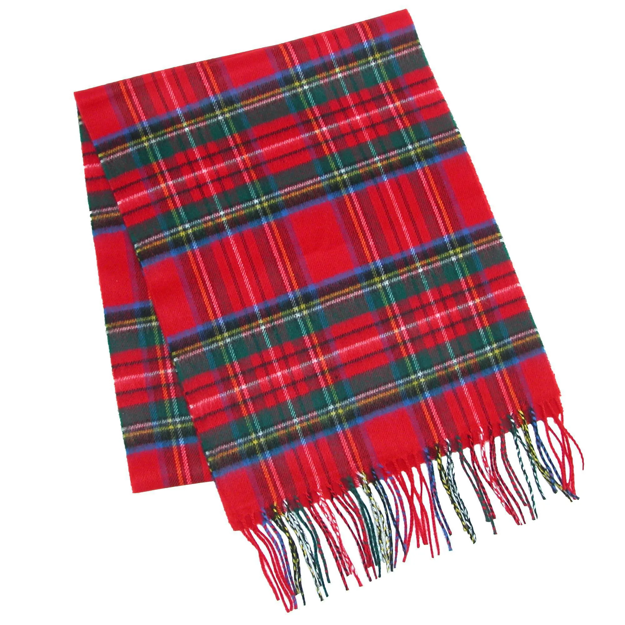 Soft Plaid Winter Scarf