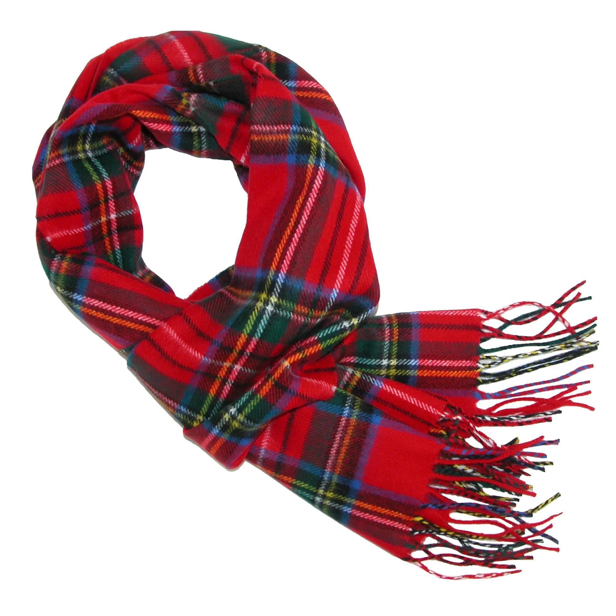 Soft Plaid Winter Scarf