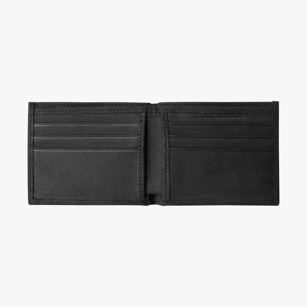 Thursday Bifold Wallet | Black Matte