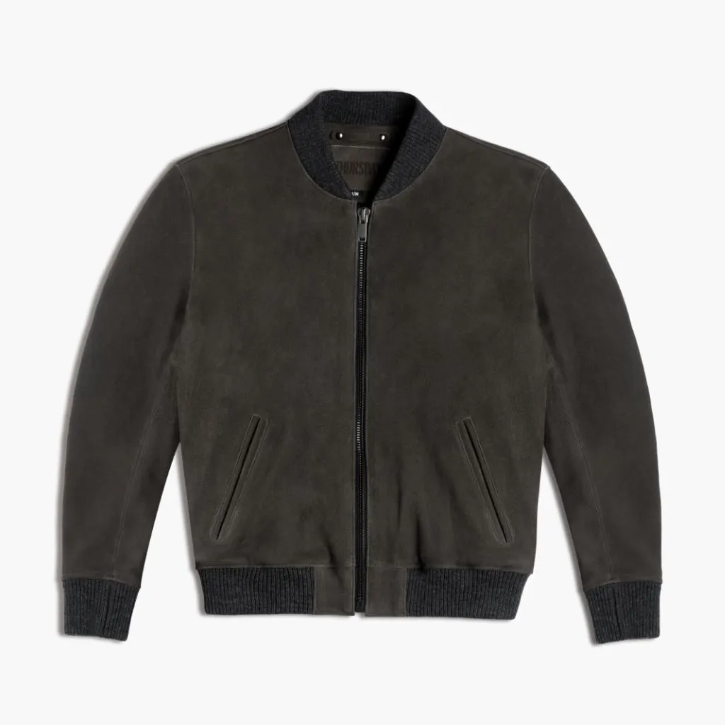 Thursday Bomber Jacket | Dark Grey