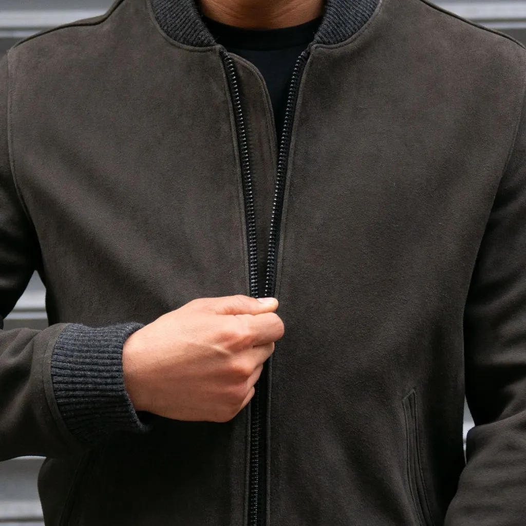 Thursday Bomber Jacket | Dark Grey