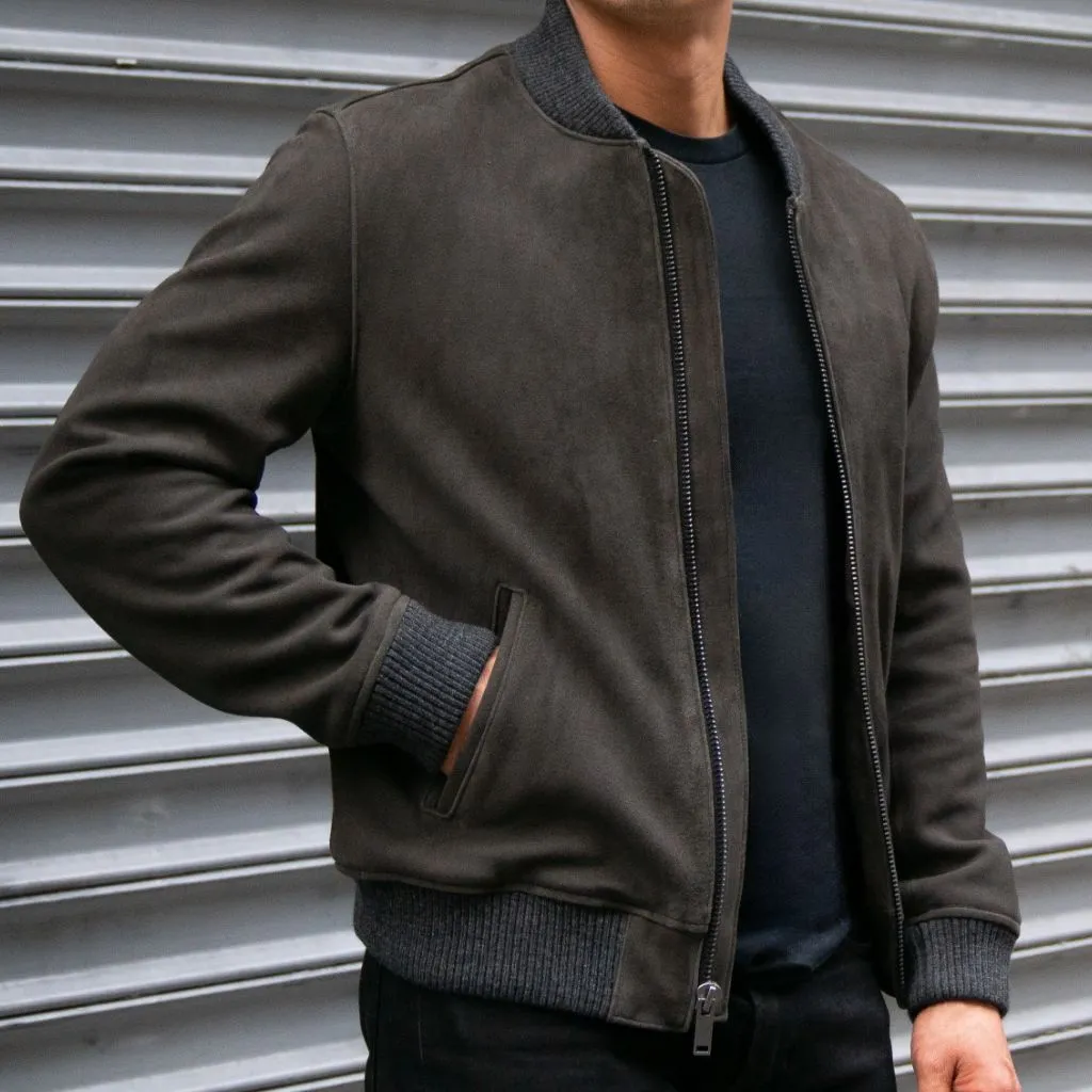 Thursday Bomber Jacket | Dark Grey
