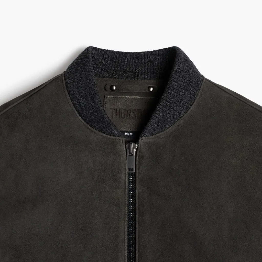 Thursday Bomber Jacket | Dark Grey