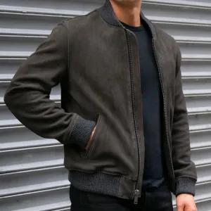 Thursday Bomber Jacket | Dark Grey