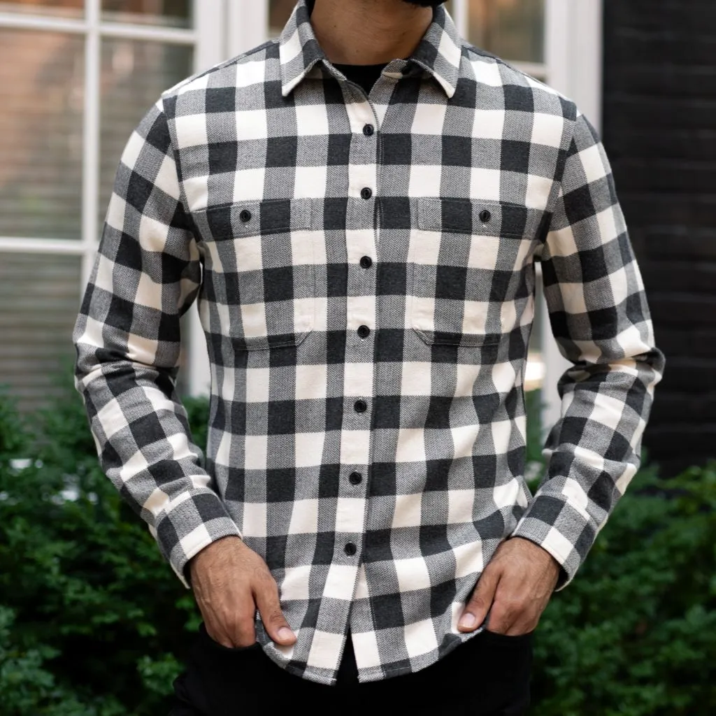 Thursday Buffalo Check Shirt | Black & Cream