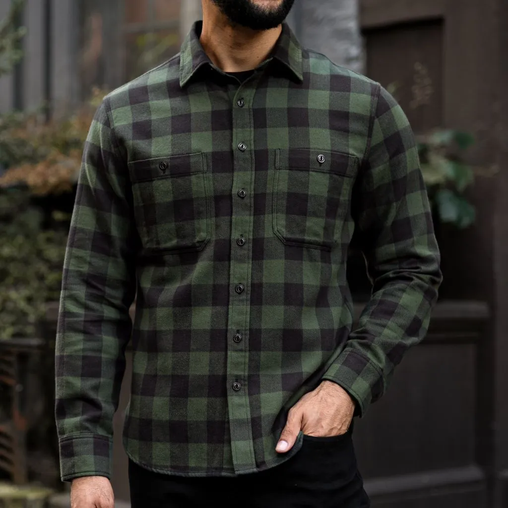 Thursday Buffalo Check Shirt | Evergreen
