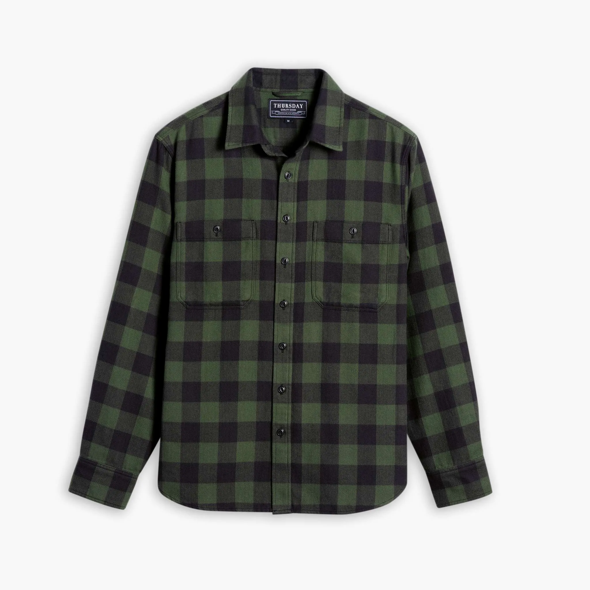 Thursday Buffalo Check Shirt | Evergreen