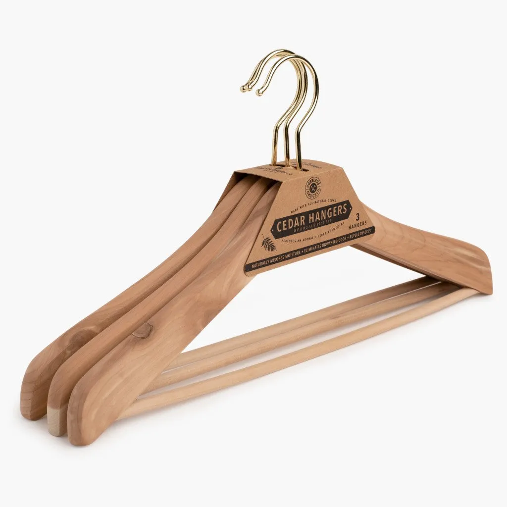 Thursday Cobbler's Choice Cedar Hanger | 3-Pack