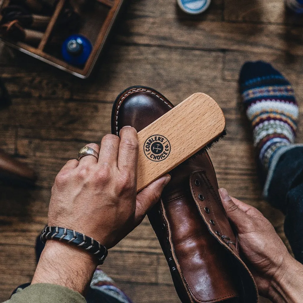 Thursday Cobbler's Choice Premium Shoe Brush | Tan