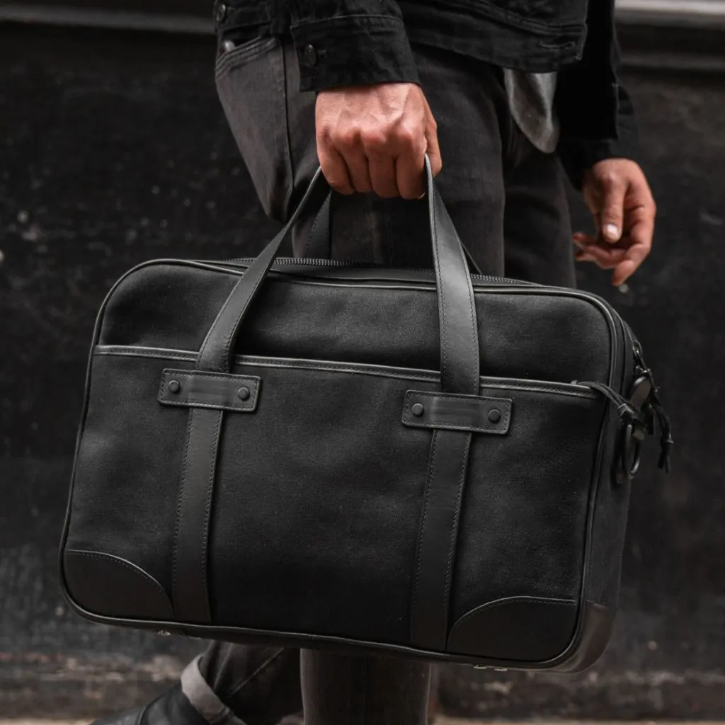 Thursday Commuter Bag | Black Canvas