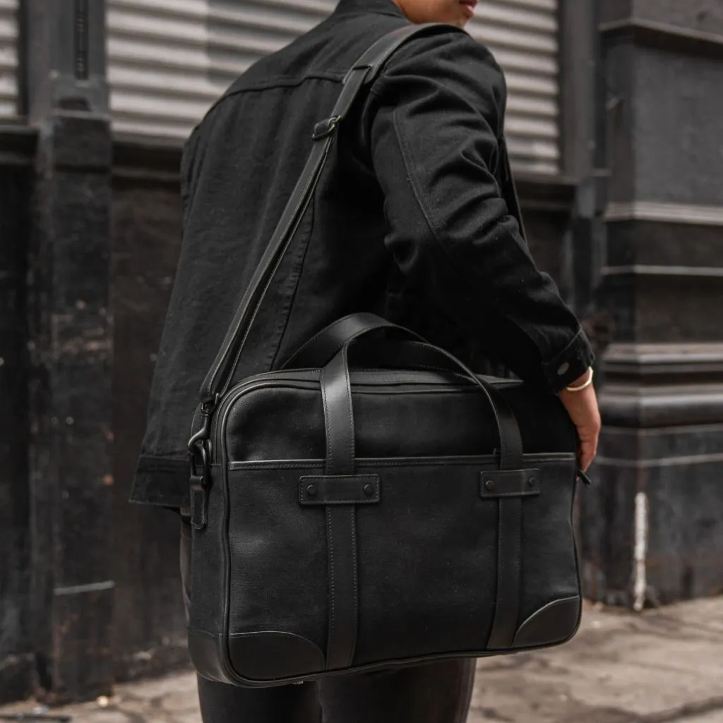 Thursday Commuter Bag | Black Canvas