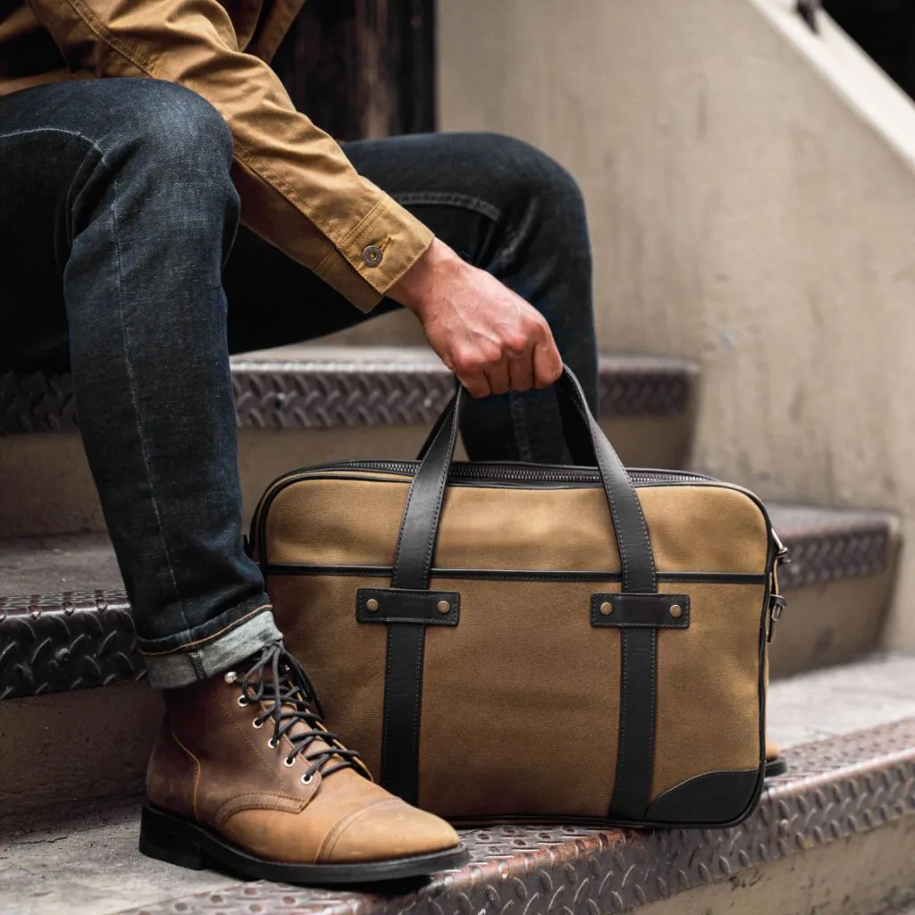 Thursday Commuter Bag | Tan Canvas