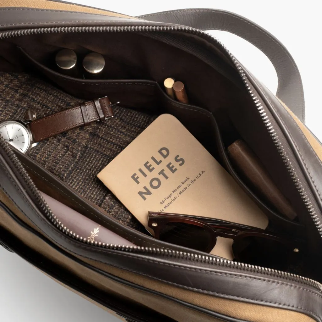 Thursday Commuter Bag | Tan Canvas