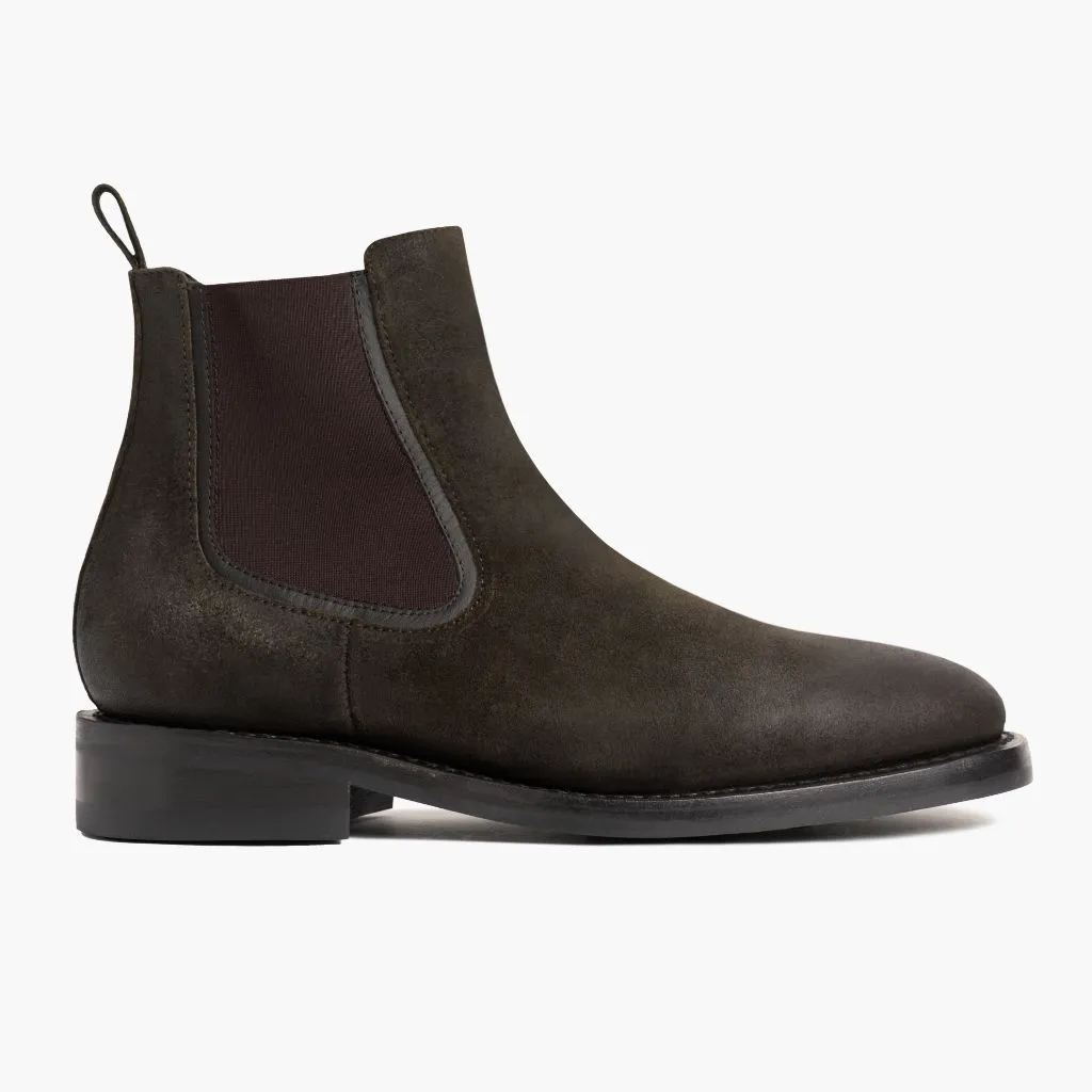 Thursday Duke | Dark Olive Suede