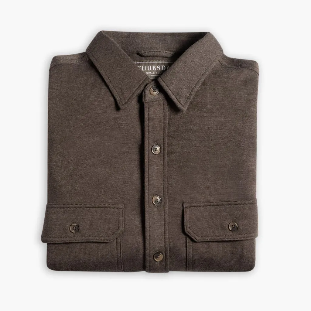 Thursday Everyday Button-Down Shirt | Brown (Two Pocket)