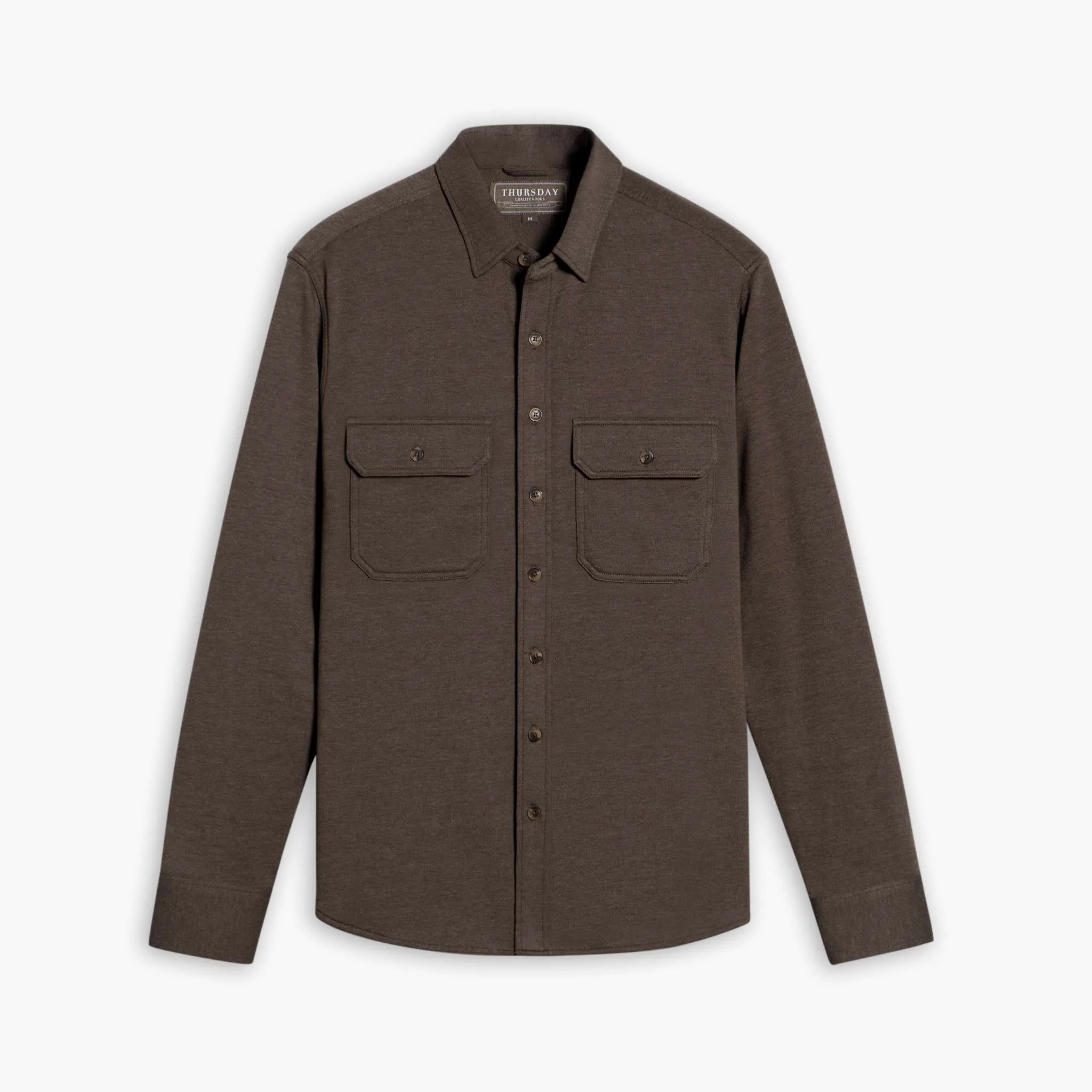 Thursday Everyday Button-Down Shirt | Brown (Two Pocket)