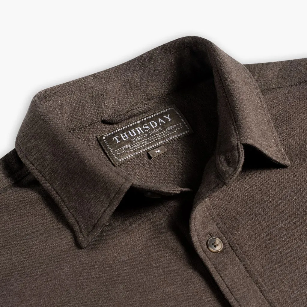 Thursday Everyday Button-Down Shirt | Brown (Two Pocket)