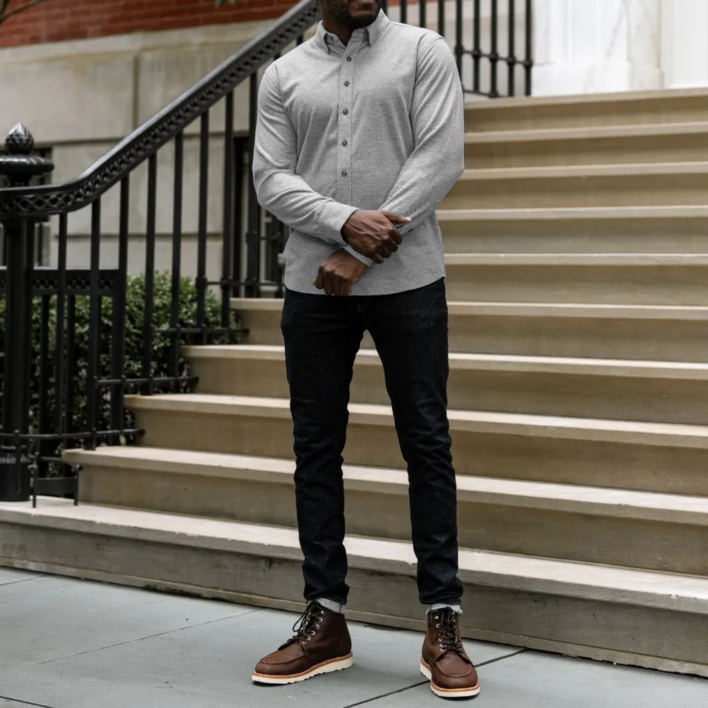 Thursday Everyday Button-Down Shirt | Light Grey