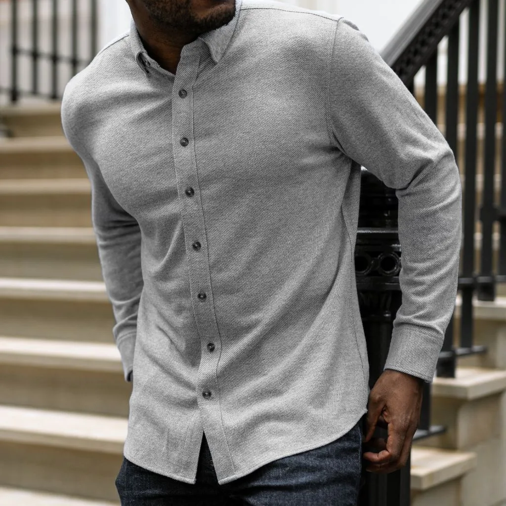 Thursday Everyday Button-Down Shirt | Light Grey