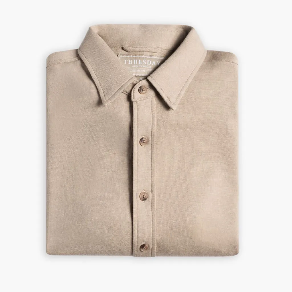 Thursday Everyday Button-Down Shirt | Taupe