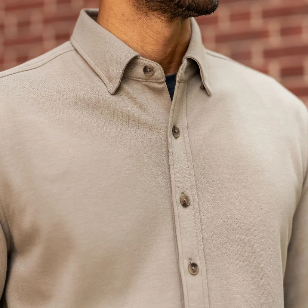 Thursday Everyday Button-Down Shirt | Taupe
