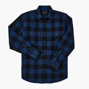 Thursday Filson Field Flannel Shirt | Cobalt Blue Black