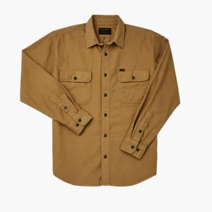 Thursday Filson Field Flannel Shirt | Tan Nubuck