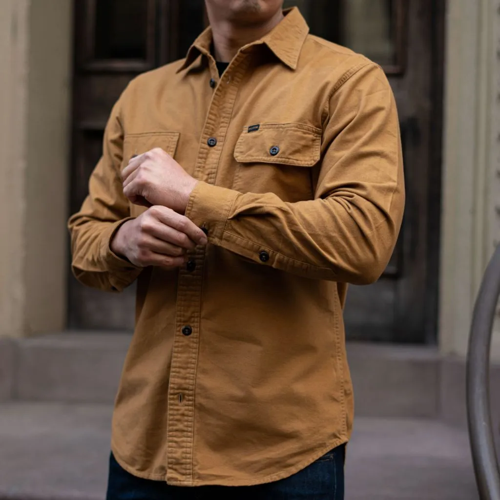Thursday Filson Field Flannel Shirt | Tan Nubuck