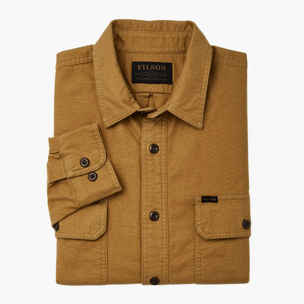 Thursday Filson Field Flannel Shirt | Tan Nubuck
