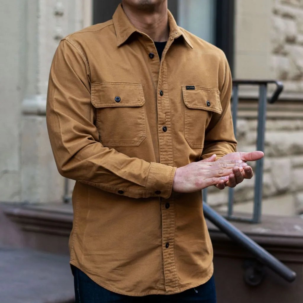 Thursday Filson Field Flannel Shirt | Tan Nubuck