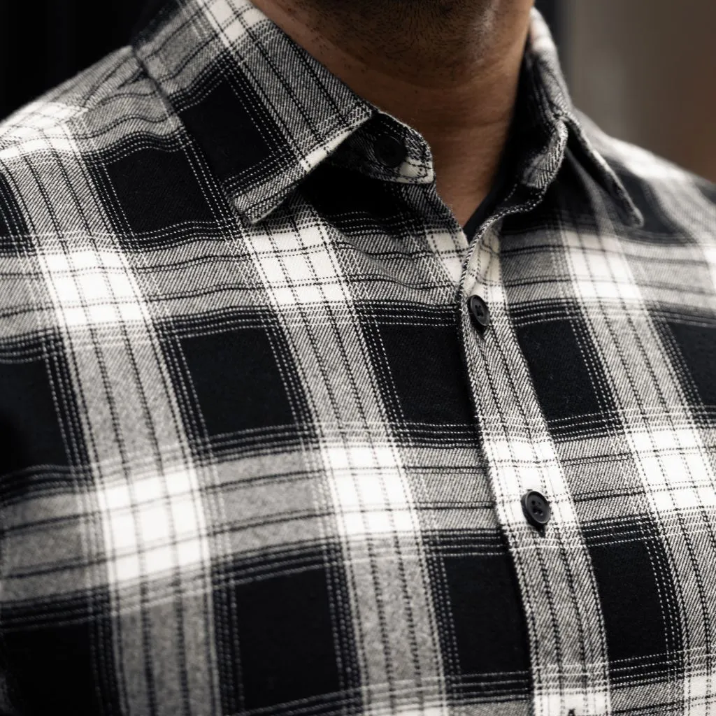 Thursday Forever Flannel Shirt | Black & Cream