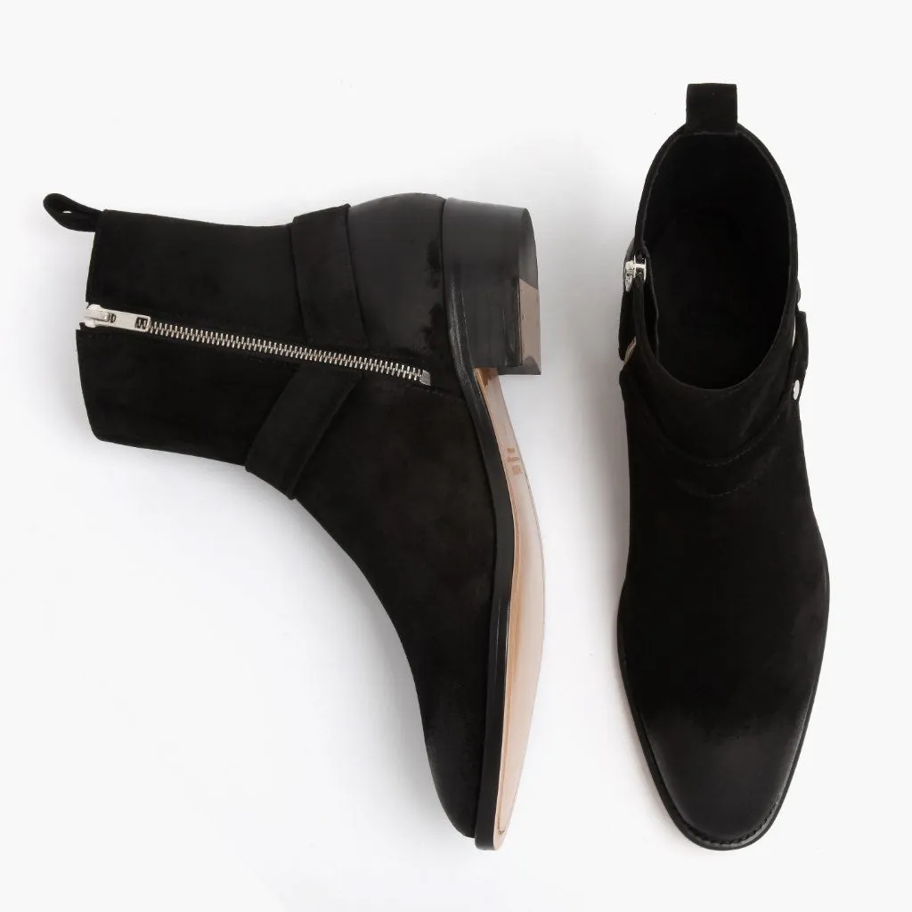 Thursday Harness | Black Suede