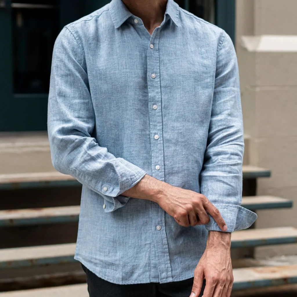 Thursday Linen Shirt | Blue