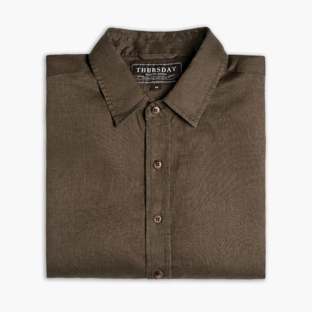 Thursday Linen Shirt | Brown