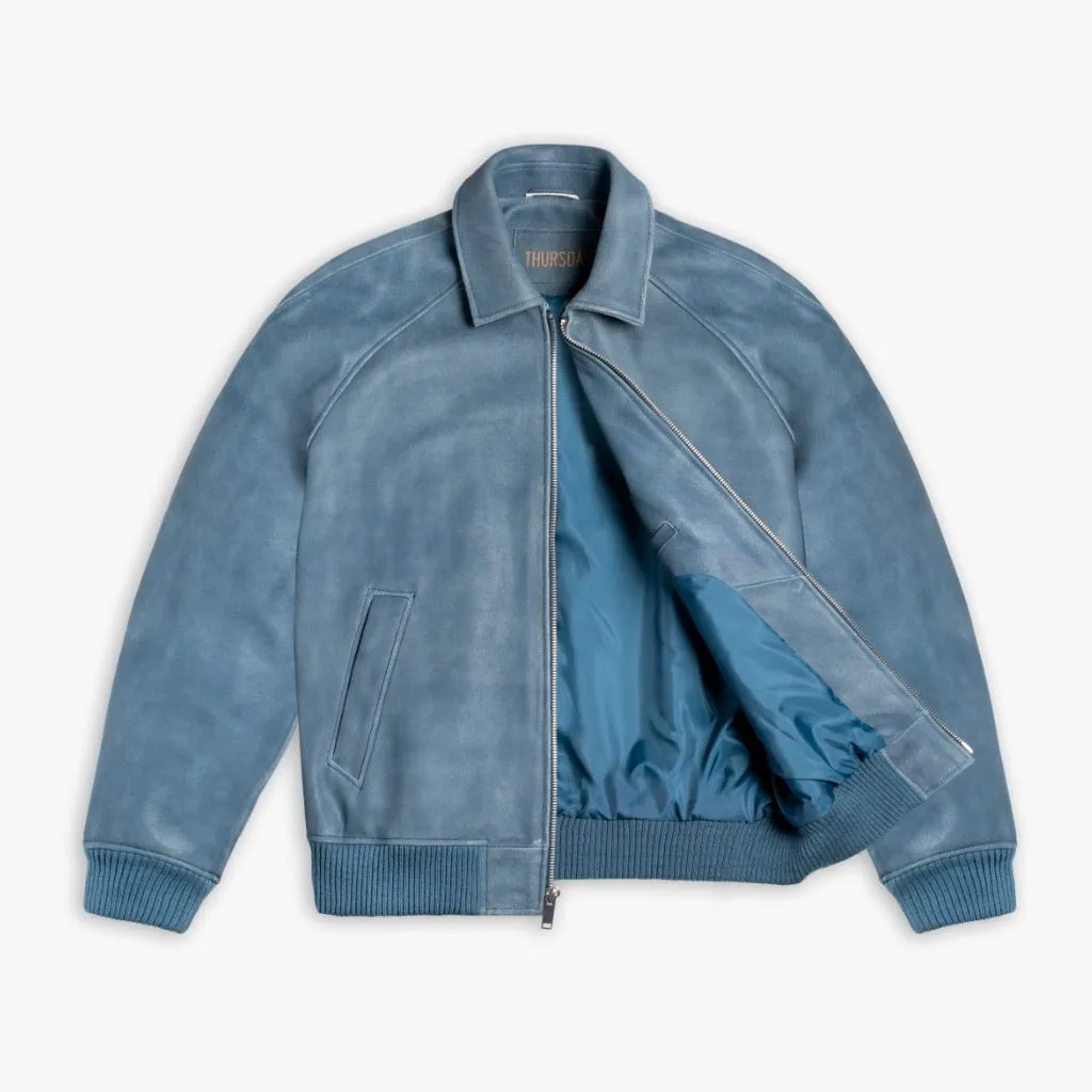 Thursday Major League Jacket | Blue Textured