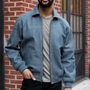 Thursday Major League Jacket | Blue Textured