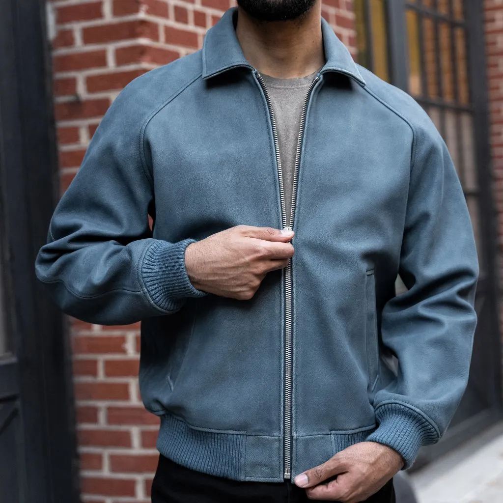 Thursday Major League Jacket | Blue Textured