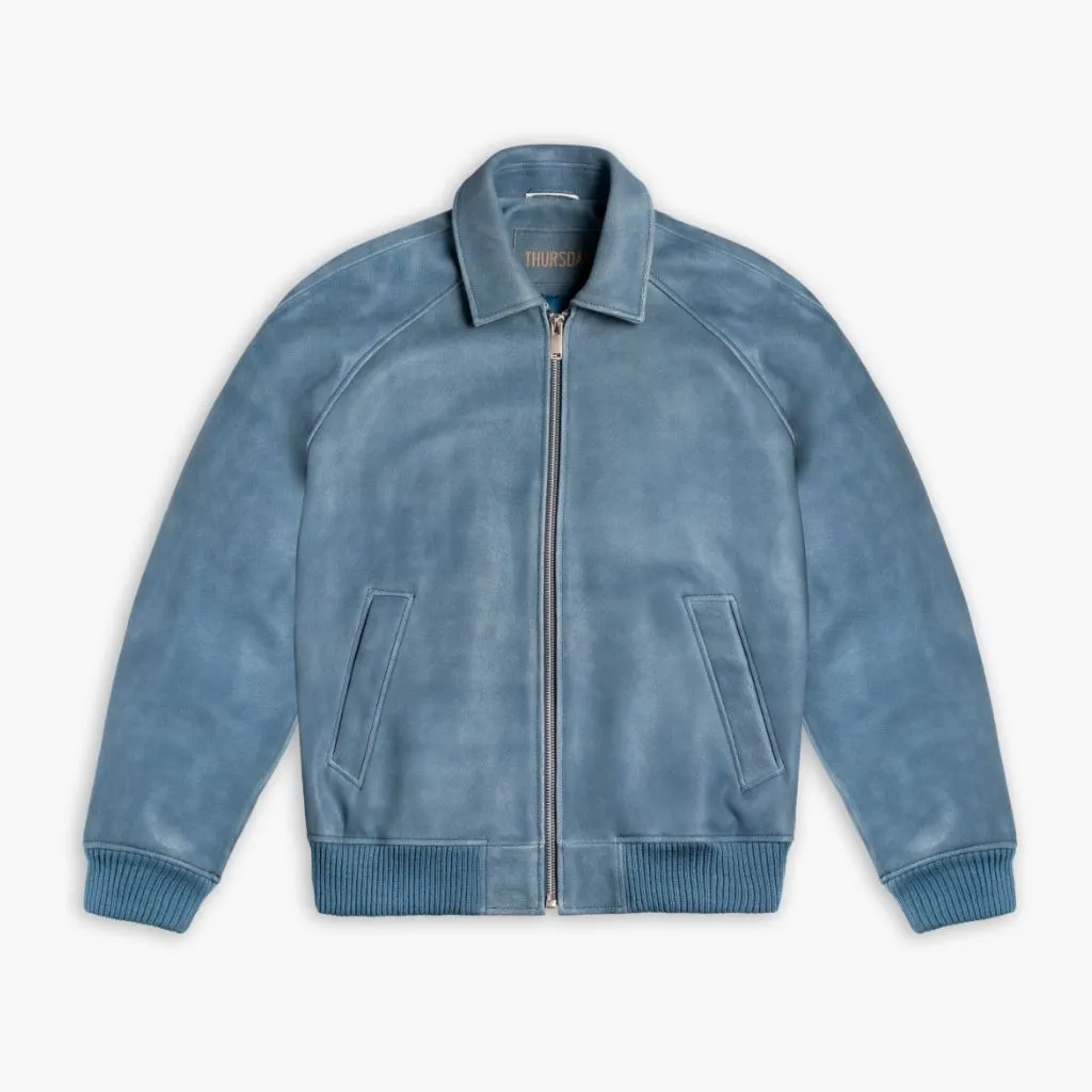 Thursday Major League Jacket | Blue Textured